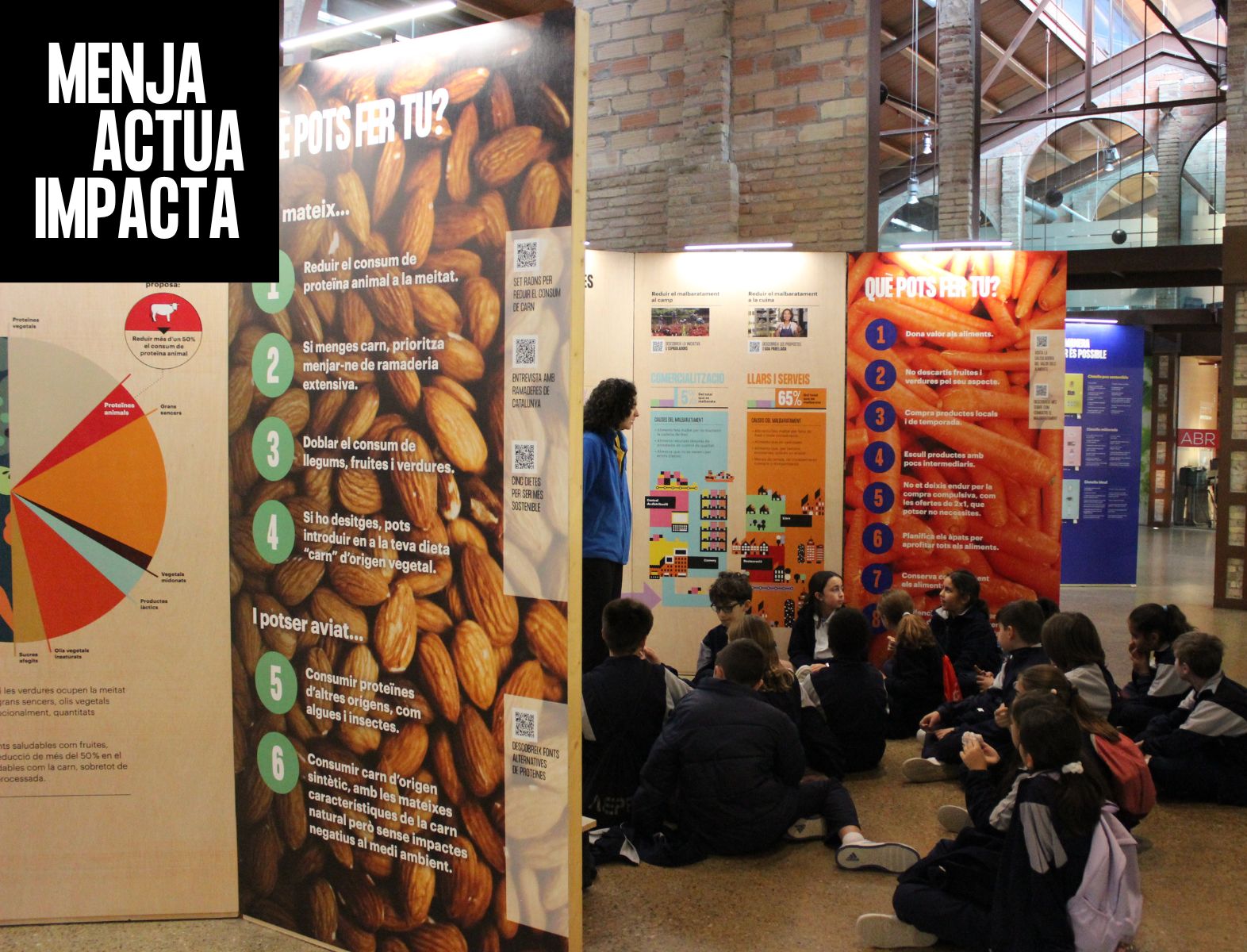 Actividades complementarias expo itinerante MENJA, ACTUA ,IMPACTA